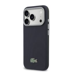 LACOSTE Калъф Apple iPhone 17 Pro Max, PVC Petit Pique Semi Wrap MagSafe /тъмносин/ – LCSCMP17XPLAV