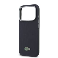 LACOSTE Калъф Apple iPhone 17 Pro Max, PVC Petit Pique Semi Wrap MagSafe /тъмносин/ – LCSCMP17XPLAV