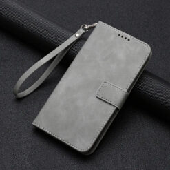 Калъф Exclusive Wallet Honor 600 Lite 5G /сив/