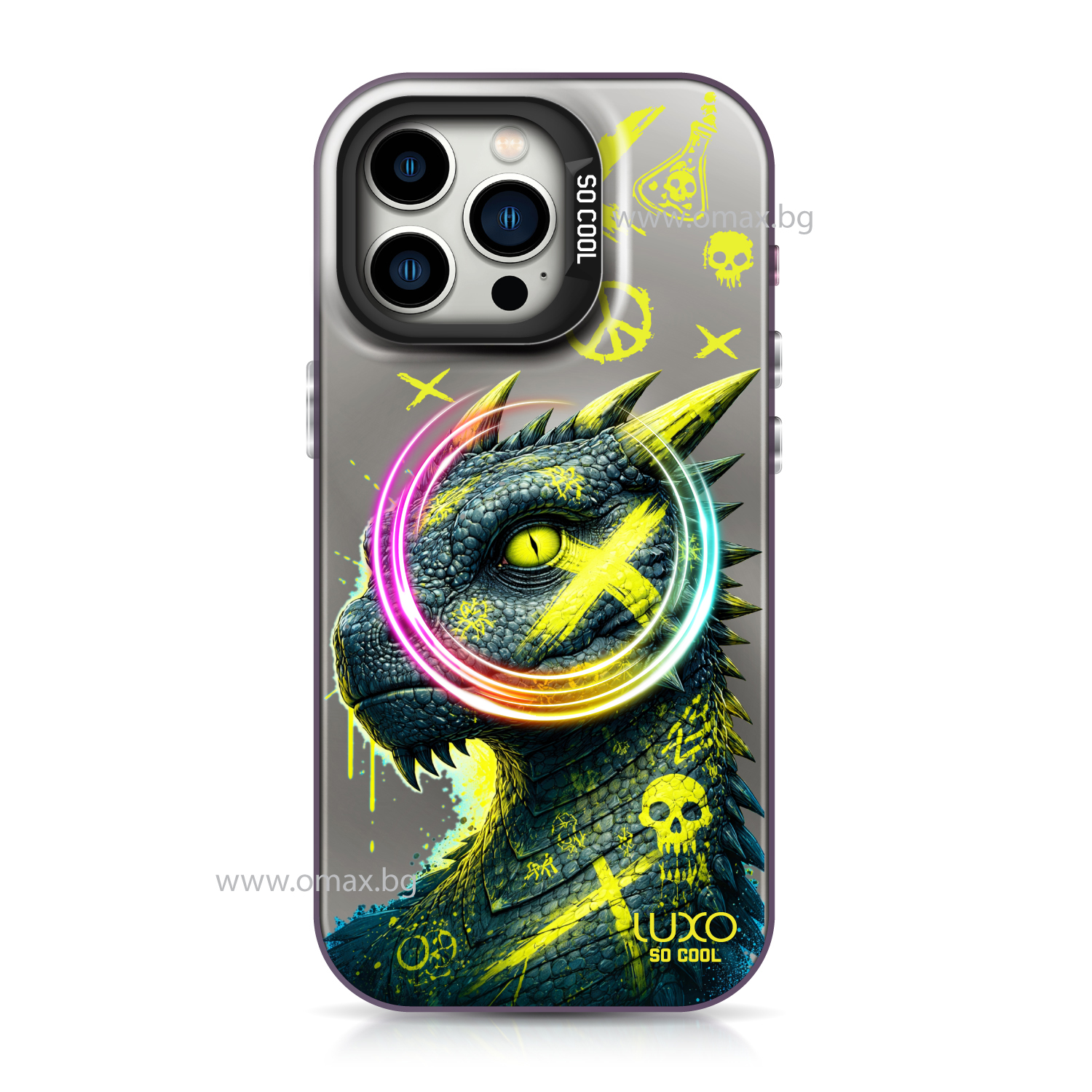 Калъф LUXO So CooL ArcadiA MagSafe Apple iPhone 15 Pro /Динозавър/
